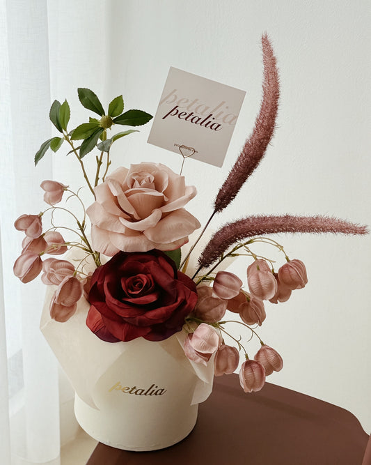 Blush & Bordeaux | Artificial Flowers (S)