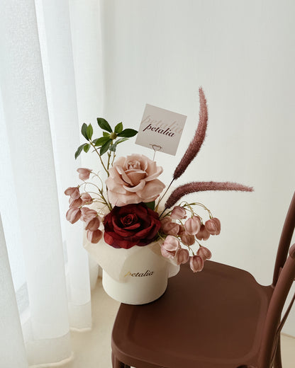 Blush & Bordeaux | Artificial Flowers (S)