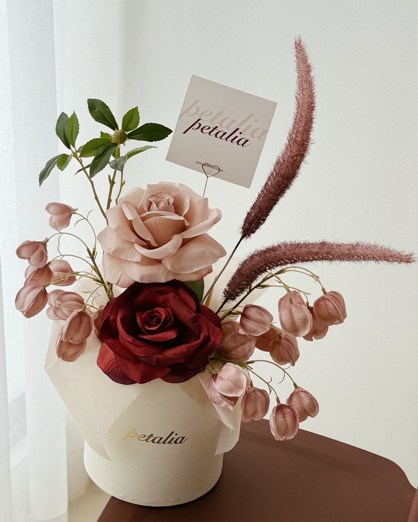 Blush & Bordeaux | Artificial Flowers (S)