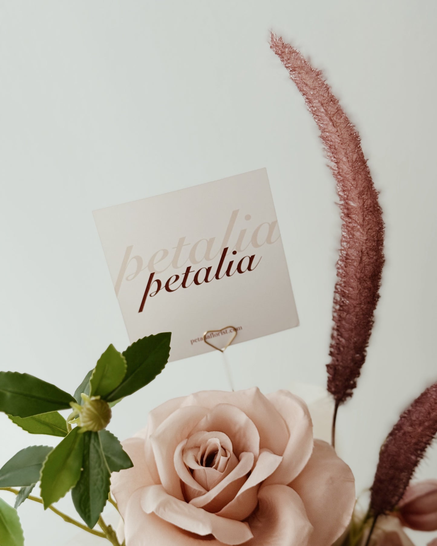 Blush & Bordeaux | Artificial Flowers (S)