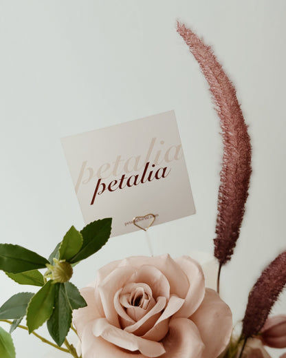 Blush & Bordeaux | Artificial Flowers (S)