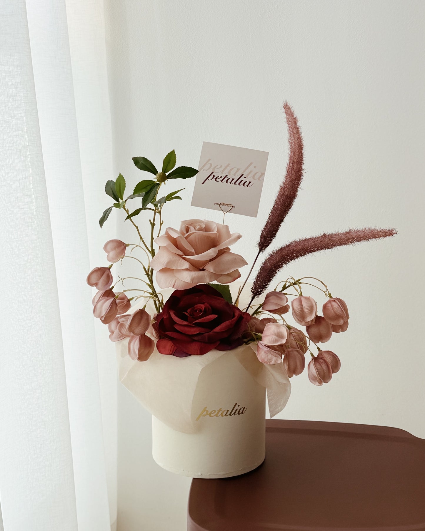 Blush & Bordeaux | Artificial Flowers (S)